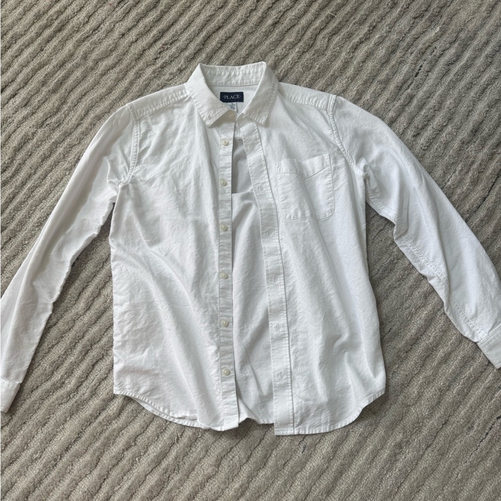 White Button-Up Shirt